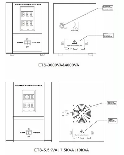 Estabilizador / Elevador De Tensión 5.5KVA (Servomotor) - Enertik