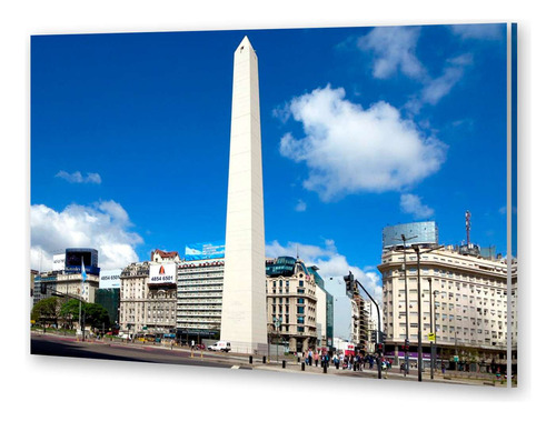 Cuadro 60x90cm Obelisco Dia Monumento Historico