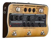 Comprar Pedalera Zoom Ac-3 Para Acústica Creator Pedal Preamp Ac3