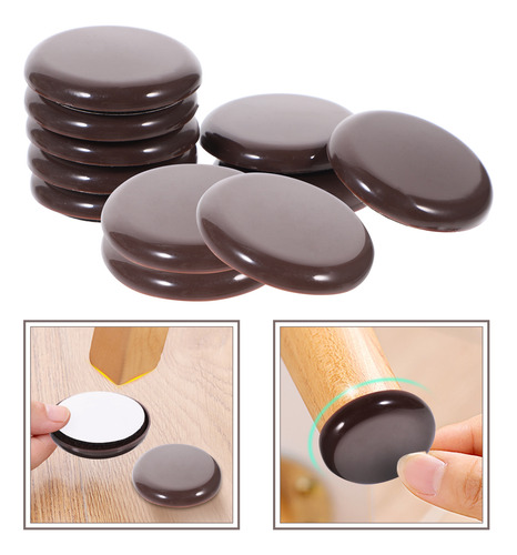Tapete Redondo Para Proteger El Piso Bajo Silla, 20 Piezas