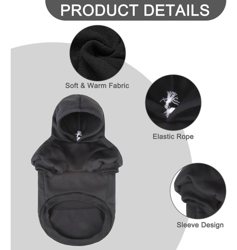 Expawlorer Sudadera Con Capucha Para Perro De Seguridad, Sud