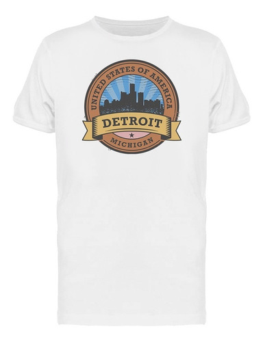 Sello De Detroit Vintage Playera