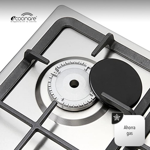Imagen 5 de 7 de Parrilla Estufa De Gas Lp Natural Acero Inox Ecocinare Ms