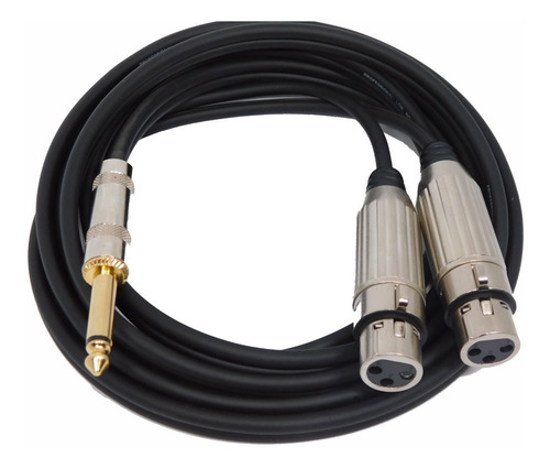 Cable Plug Mono A Canon Xlr Hembra 5 Mts Profesional Hamc
