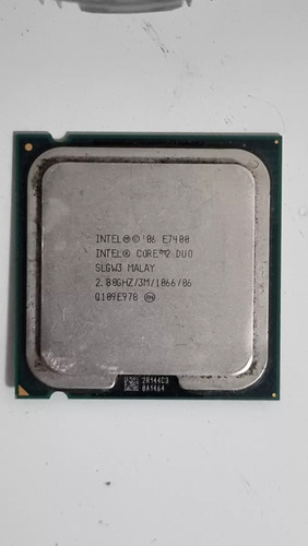 Micro Intel Core 2 Duo E7400 2x2,8ghz 775 Funciona (Usado)