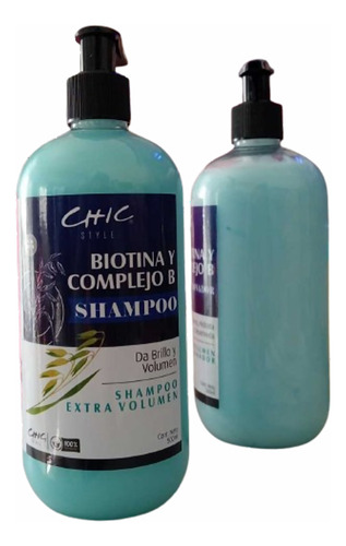 Shampoo Biotina Y Complejo B, Extra Volumen Máximo Brillo