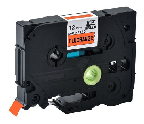 Imagen 2 de 10 de Cintas Tz Tze Fluorescentes 12mm Compatible Brother