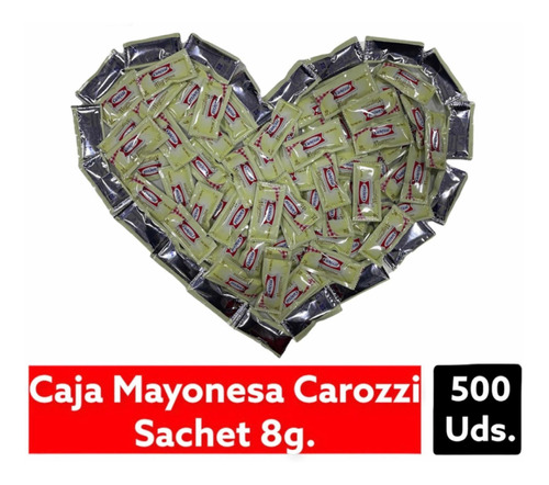 Caja Mayonesa Carozzi Sachets 500 Unidades + Envío Gratis