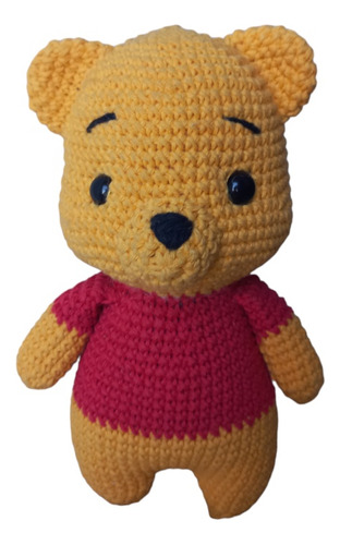 Amigurumi Winnie Pooh Tejido Al Crochet 22cm