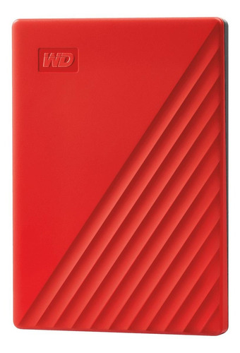 Disco duro externo Western Digital My Passport WDBYVG0020 2TB rojo