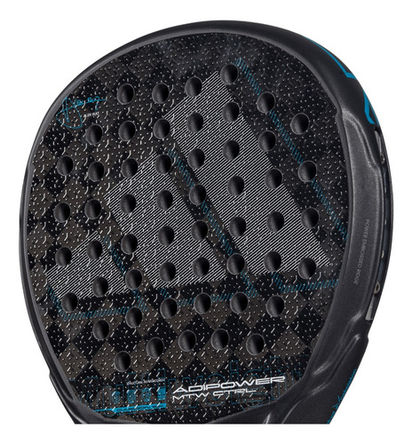 Paleta De Padel adidas Multiweight 3.4 2025 Alex Ruiz Color Negro/celeste