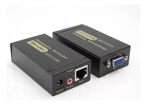 Extender Vga Extensor Até 100 Metros Utp Cat5e/6 C/ Audio