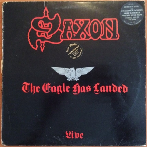 Disco Vinilo Lp Saxon En Vivo The Eagle Has Landed 1981