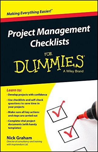 Project Management Checklists For Dummies, De Graham, Nick. Editorial For Dummies, Tapa Blanda En Inglés, 2014