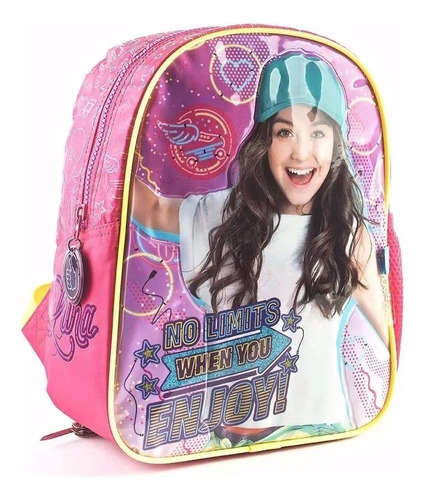 Mochila Espalda 12 Pulgadas Soy Luna Wabro 81445 Color Violeta