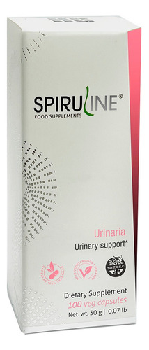 Spirulina Spiruline Urinaria x100 Capsulas - Arándano Rojo Uva Ursi