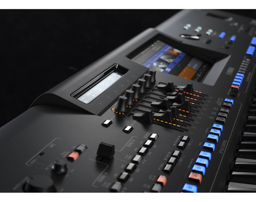 Teclado Arranjador 76 Teclas Usb Midi Genos 2 - Yamaha Cor Preto