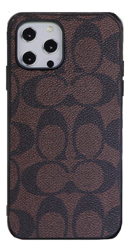 C-oach Funda Para iPhone 11 12 13 14 Pro Max Cuero