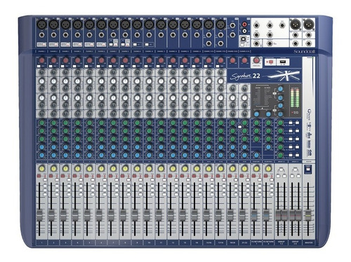 Imagen 1 de 8 de Mixer Soundcraft Signature 22 Mtk Consola Usb Efecto Cuotas