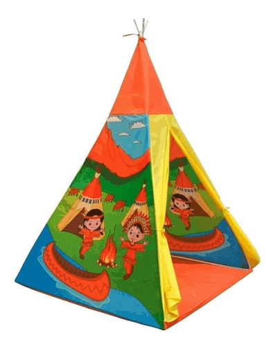 Carpa India Tipi Casita Indios De Juego Casa Infantil Poppi