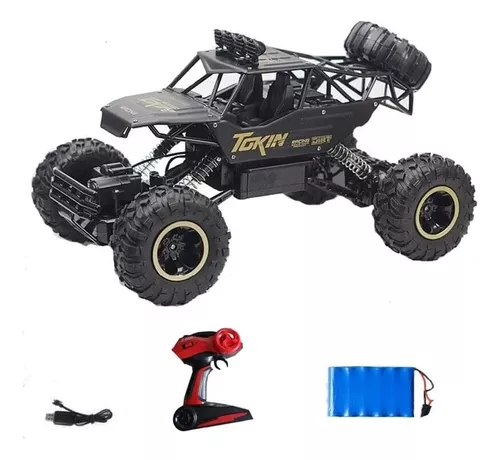 Carrinho Controle Remoto 4x4 Monster Truck Twistcar Gira Rc Cor