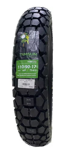 Llanta Timsun 110-90-17 Tl Sellomatic Doble Proposito Ts819