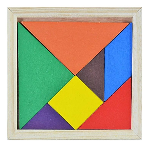 Tangram Juego Madera Didáctico Niñas Niños Todoaudio Chile