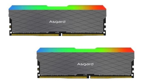 Imagem 2 de 6 de Memória Ram Ddr4 2x8gb Asgard Rgb 3200 - 2 Módulos De 8gb