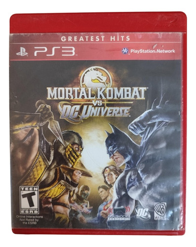 Mortal Kombat Vs Dc Universe - Físico - Ps3