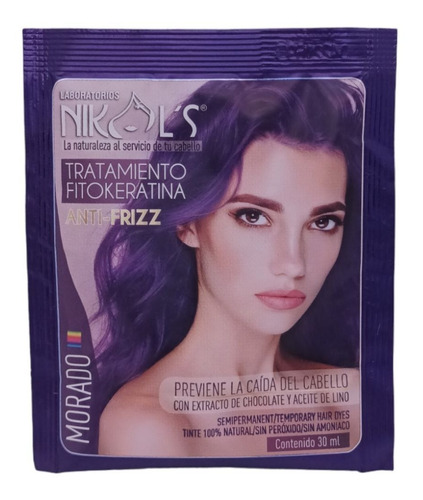 Tono Sobre Tono Nikols Morado - mL a $200