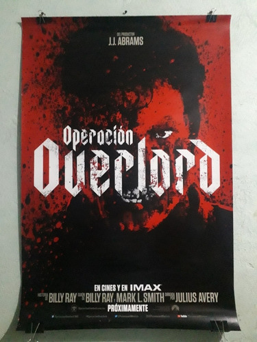 Poster Original De Cine Operacion Overlord