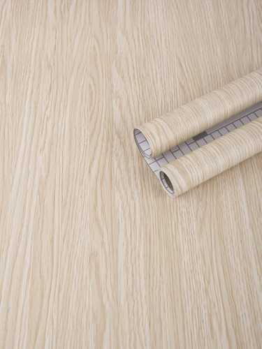 Papel Pintado Decorativo Autoadhesivo Grano Madera Para