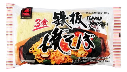 Yakisoba, Miyakoichi, 3 Porciones 480g