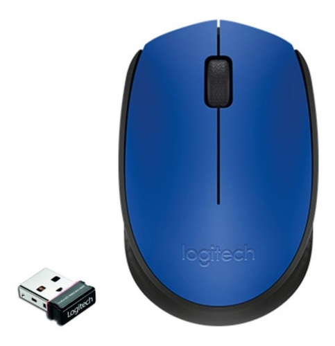 Mouse Logitech Inalambrico M170 Azul