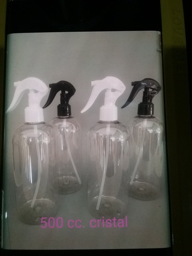 Imagen 2 de 3 de Pulverizador A Gatillo ,envase De 500cc. Cristal Por 50 Unid