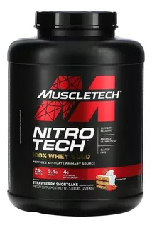 Nitro Tech 100% Whey Gold 2,28kg Muscletech - Original C/ Nf