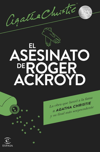 El Asesinato De Roger Ackroyd, De Christie, Agatha. Editorial Espasa, Tapa Blanda En Español