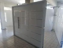 Comprar Portón Garage 3 Hojas Doble Chapa Inyectado De 240x200 Cm Blanco
