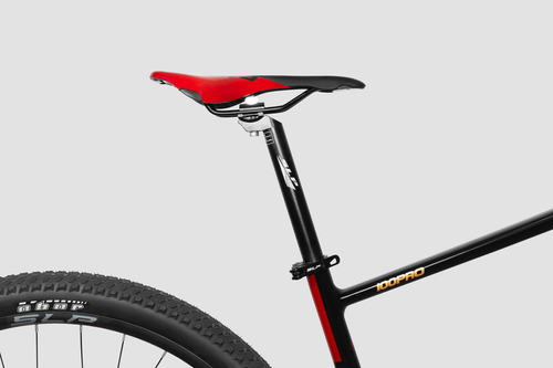 Bicicleta Mtb Slp 100 Pro R29 Frenos A Disco Shimano Biplato Color Negro/Rojo Tamaño del cuadro L