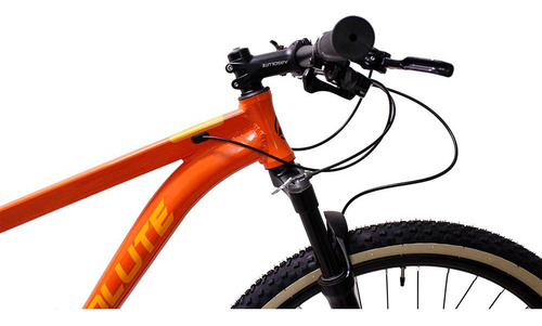 Bicicleta Aro 29 Bike Absolute Nero Iv 12 Marchas Susp Trava Cor Laranja