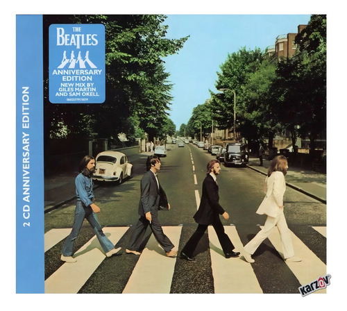 The Beatles - Edição de aniversário de Abbey Road - CD de 2 discos, edição limitada, versão em álbum