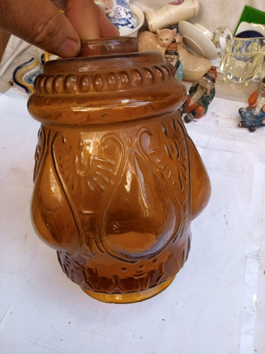 Pieza De Farol Vidrio Antiguo