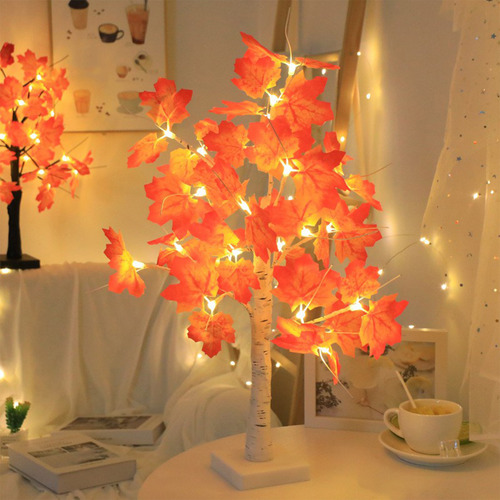 Luces Led Led Para El Día De Acción De Gracias, Maple Tree H