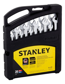 Juego De 20 Llaves Stanley Combinadas Mm/puLG 85783