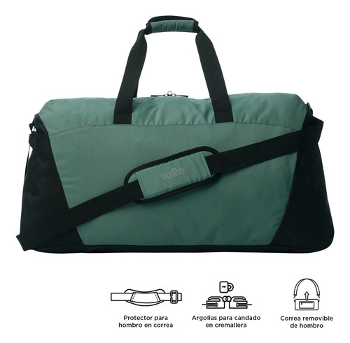 Totto Maleta Deportiva - Bolsa De Viaje | Active Pro L Verde Lisa