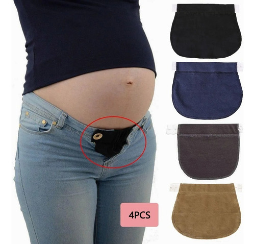 Pantalone Maternidad Extensor Cintura Ajustable Con Elástico