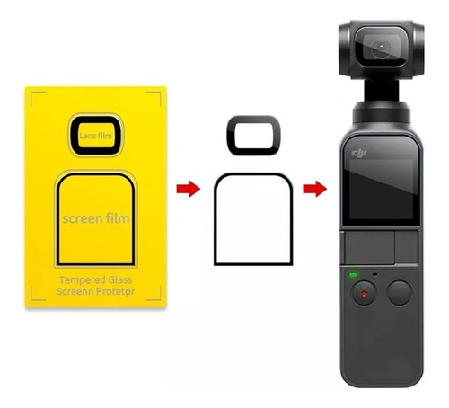 Películas Vidro Display E Câmera - Dji Osmo Pocket Top!