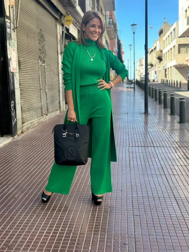Conjunto 3 Piezas Rocco Dama Modelo 33sp013 Verde Unico