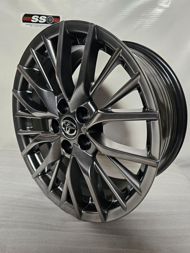 Rines 17 5-114 Toyota Prius 2023 2024 2025 Rav4 Camry 4pzs Hyperblack 7.5"