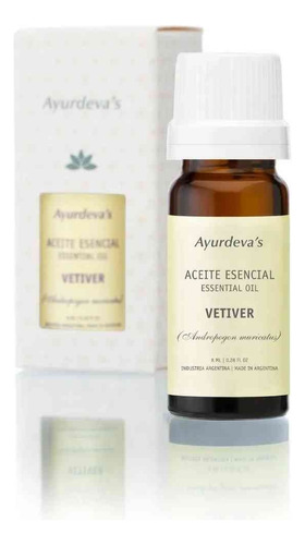 Aceite Esencial De Vetiver Ayurdeva's